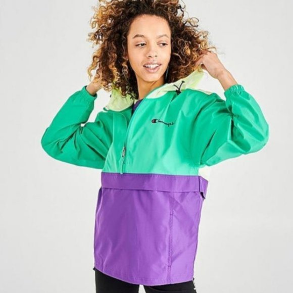 Champion Jackets & Blazers - Women's Champion Colorblock Pullover Wind Jacket